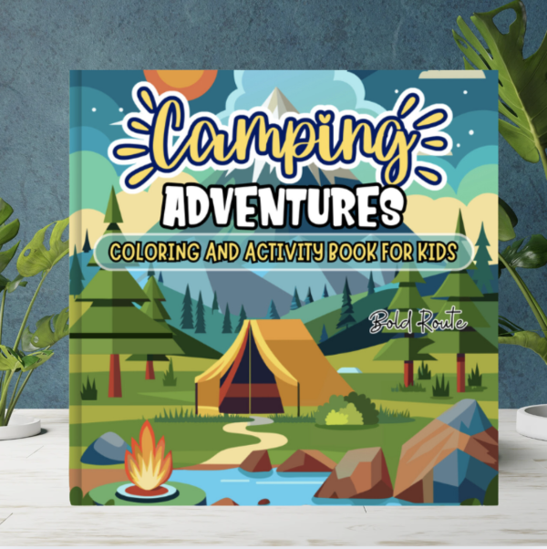 Camping Adventures: Coloring and Activity Book for Kids